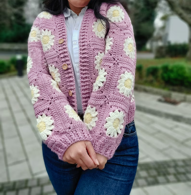 ๐ผ Daisy Dreams Cardigan Pattern