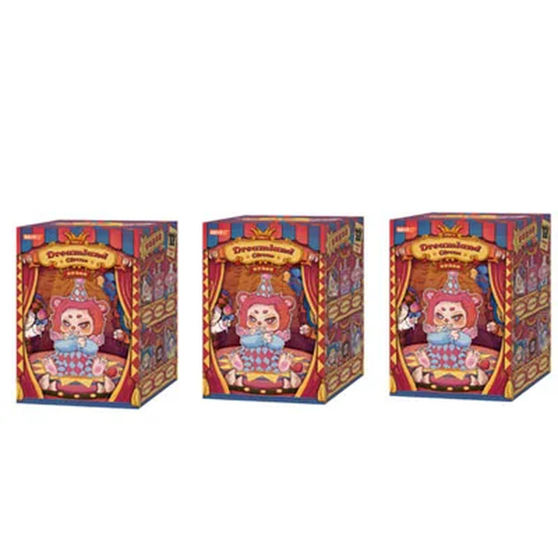 Timeshare Cino Dreamland Circus Series Plush Blind Box Toys Cute Action Anime Figure Kawaii Mystery Box Model Designer Doll Gift
