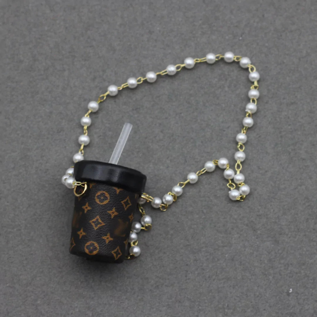 Mini Luxury-Inspired Bag for Dolls