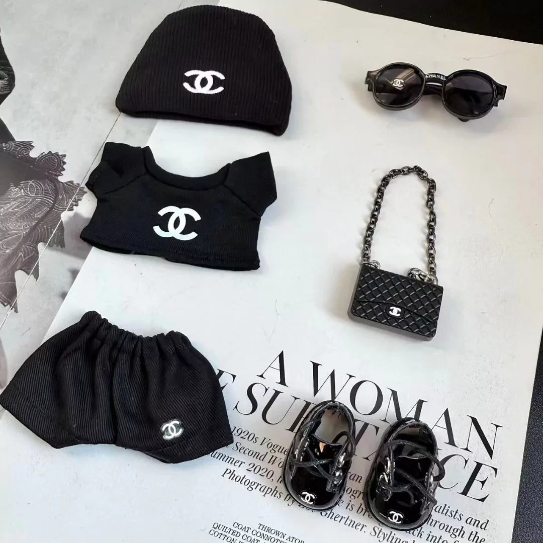 Handmade Luxury-Inspired All-Black Luxe Outfit