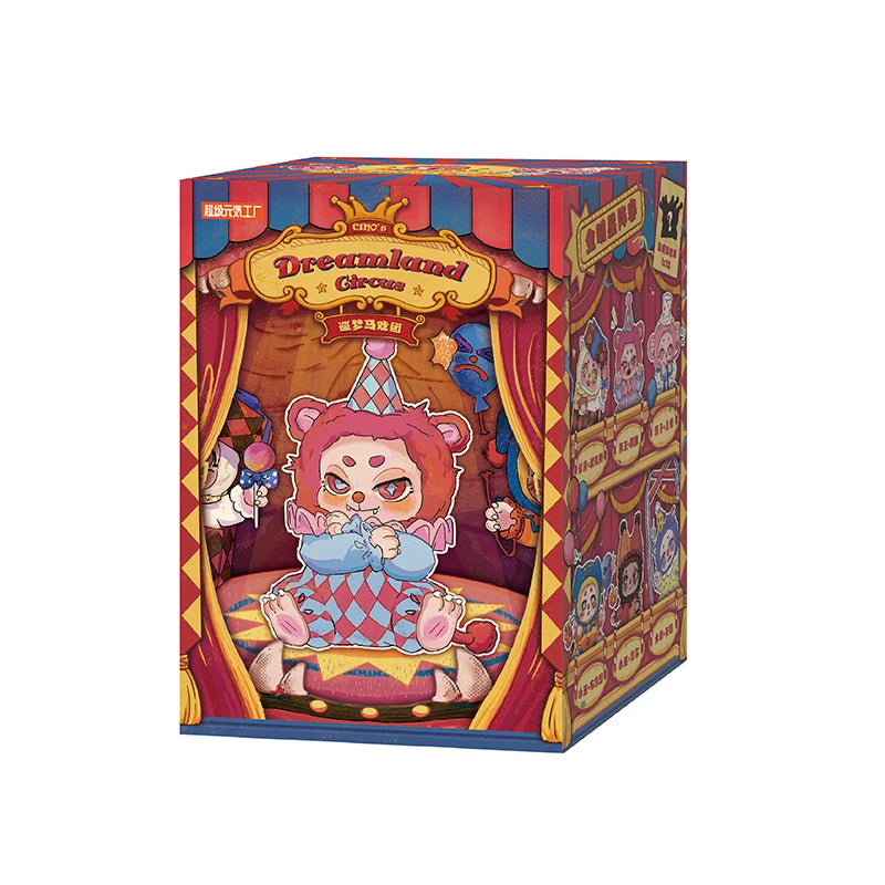 Timeshare Cino Dreamland Circus Series Plush Blind Box Toys Cute Action Anime Figure Kawaii Mystery Box Model Designer Doll Gift