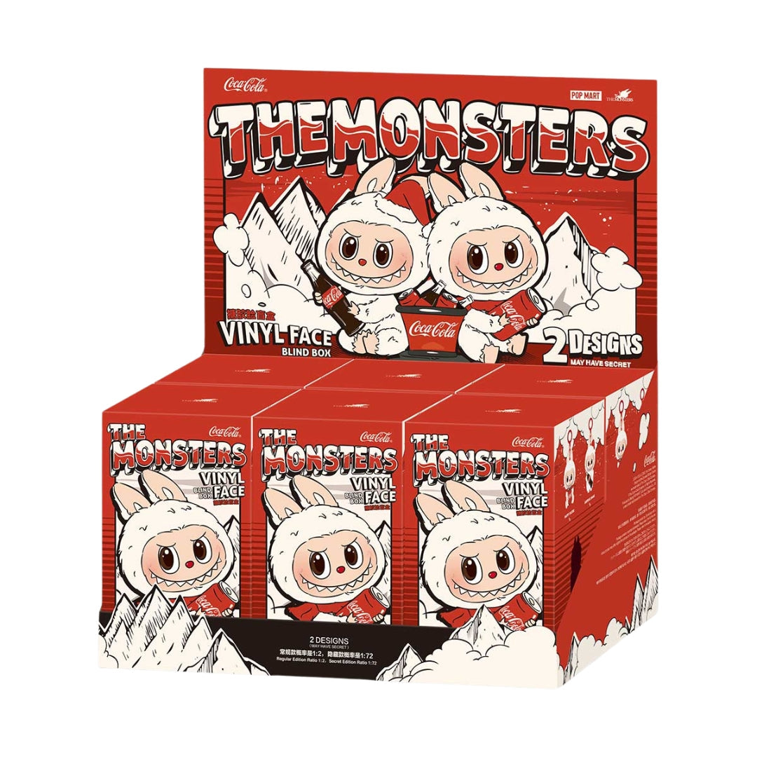 POP MART LABUBU THE MONSTERS COCA-COLA VINYL FACE BLIND BOX