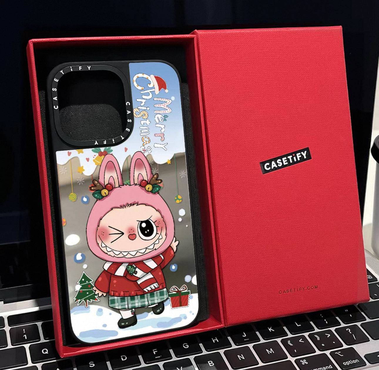 (Gift Box) Casetify✖️Labubu Christmas iphone Case