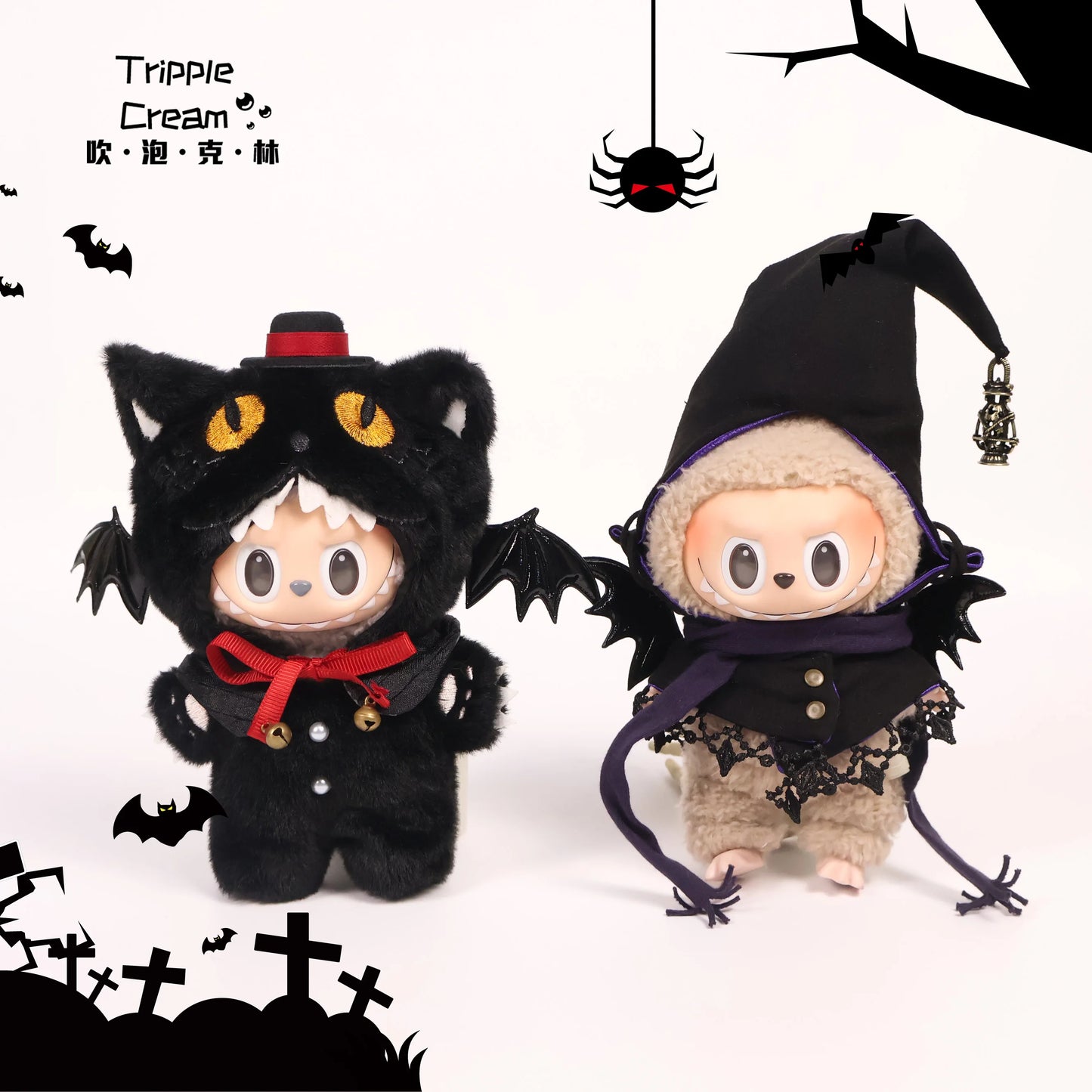 Cotton Doll Clothes for Labubu Witch Clothes Doll Accessories Fashion Doll Outfit Accessories