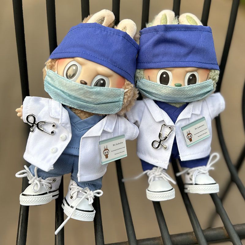 Doll Cloth Tiny Medic Wardrobe Doctor Nurse Uniform- 066