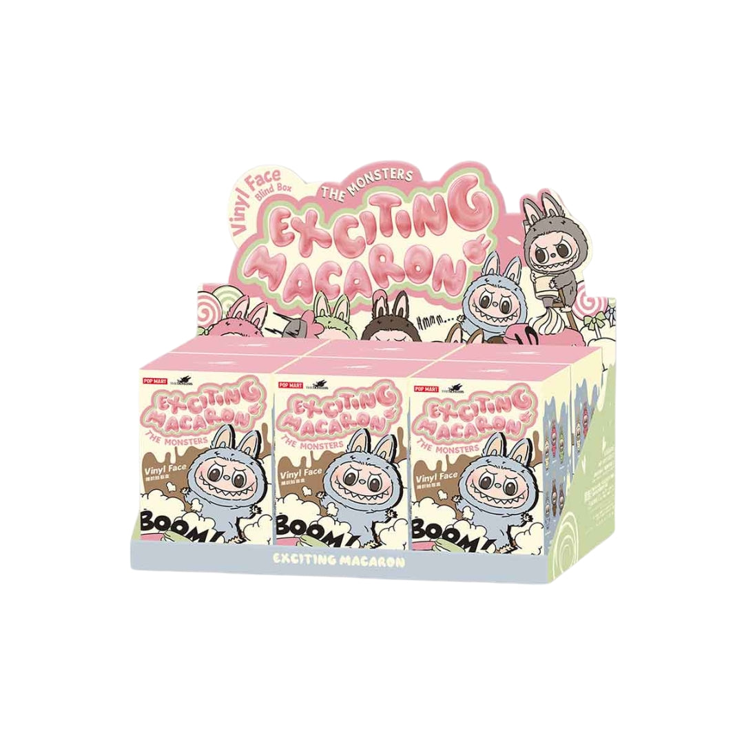 POP MART LABUBU THE MONSTERS EXCITING MACARON VINYL PLUSH BLIND BOX