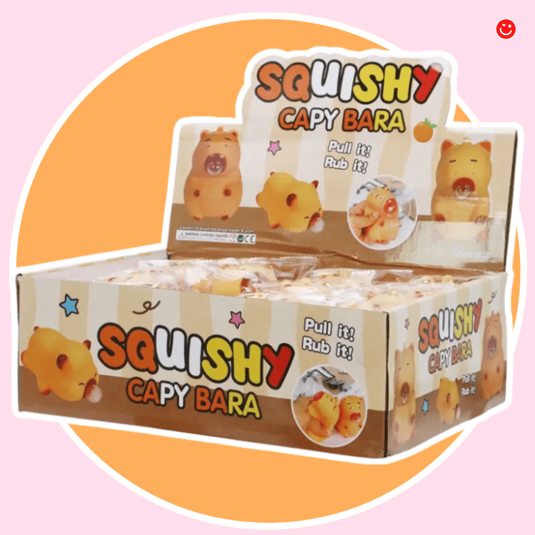 Bubble Belly Capybara Squishy Sensory Toy