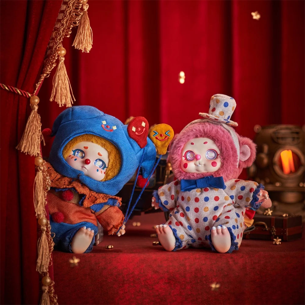 Timeshare Cino Dreamland Circus Series Plush Blind Box Toys Cute Action Anime Figure Kawaii Mystery Box Model Designer Doll Gift