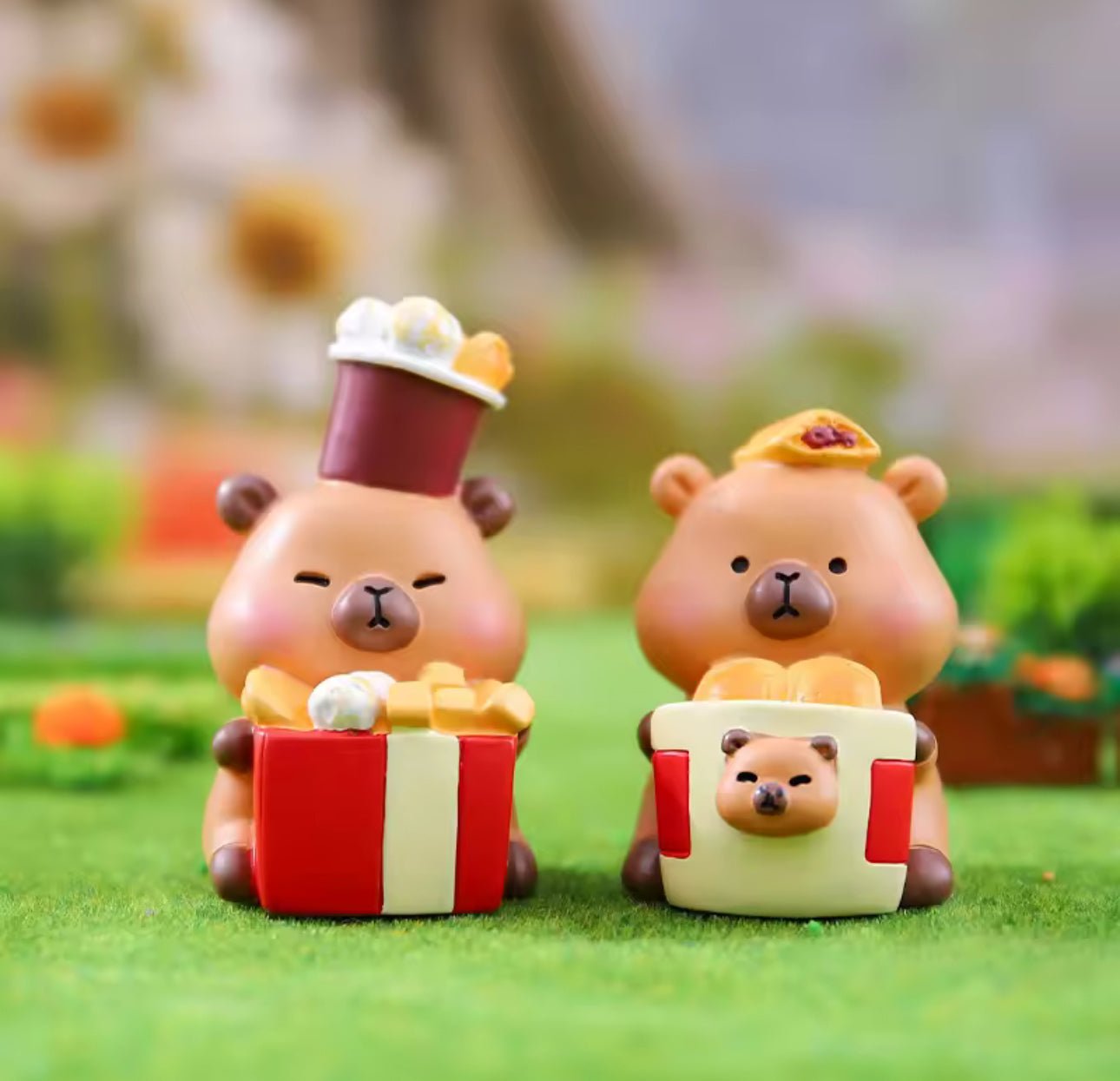 Capybara Boy Series Snack Time Collectible Figure Blind Box