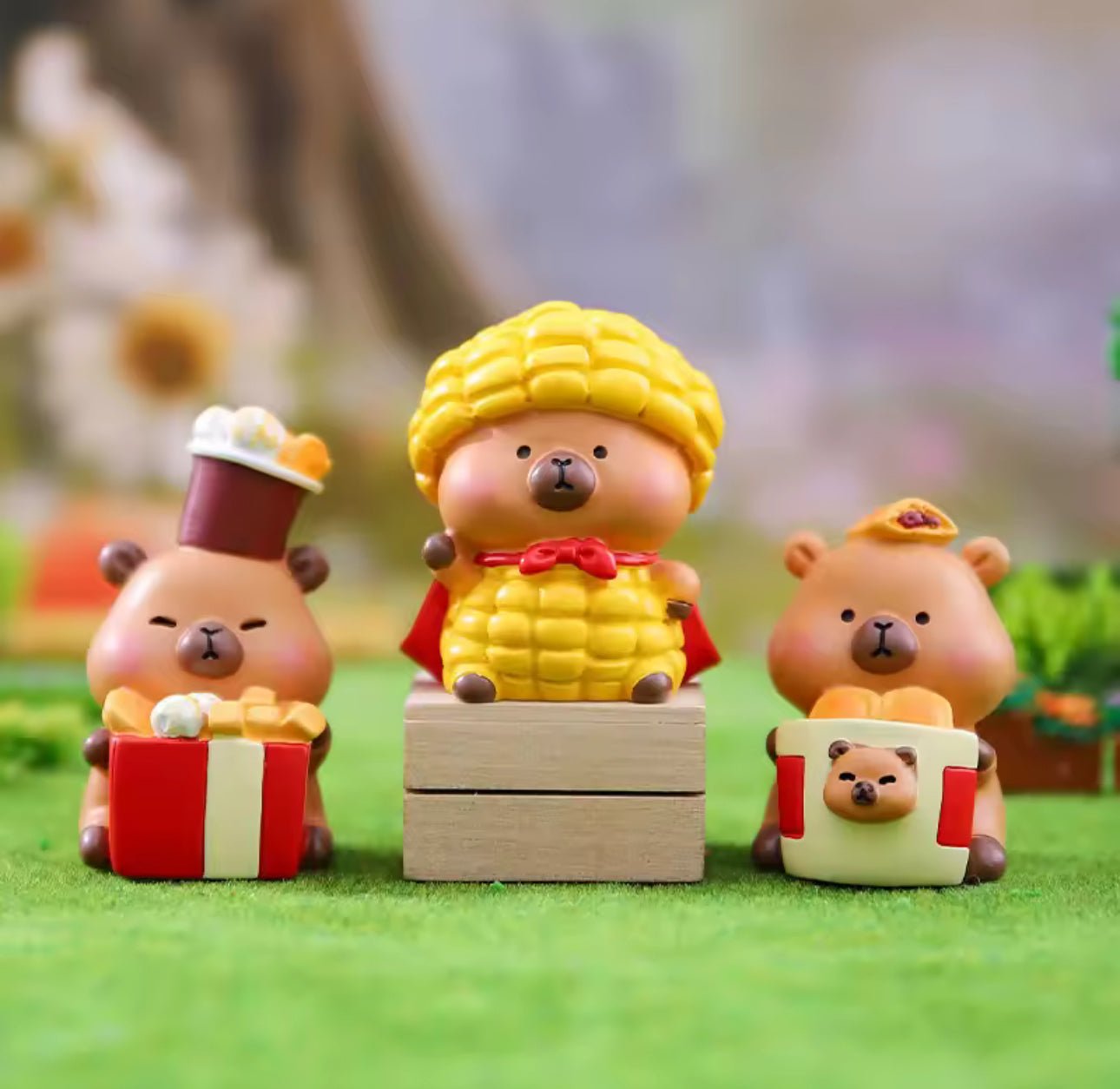 Capybara Boy Series Snack Time Collectible Figure Blind Box