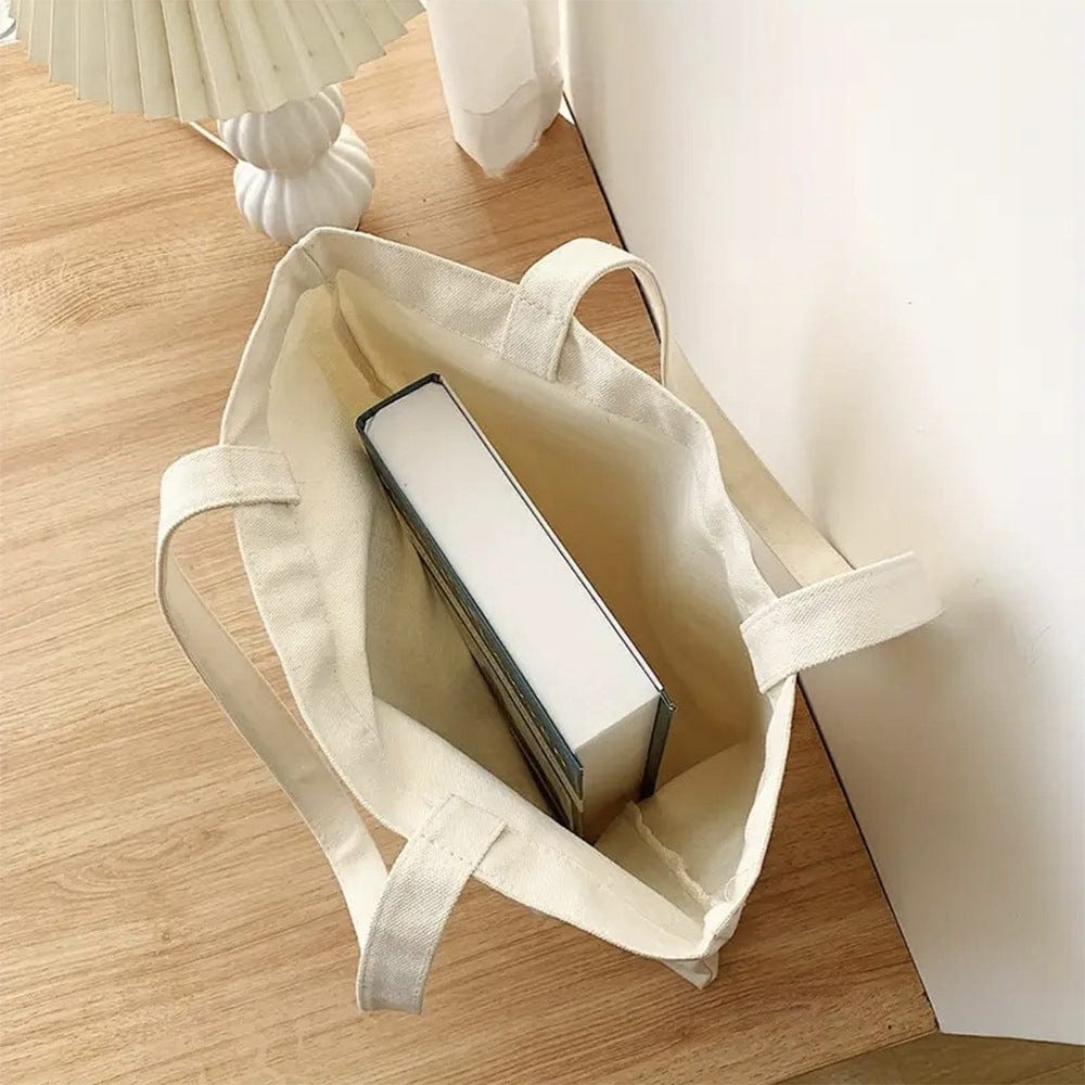 Cute Labubu Shoulder Tote Canvas Bag