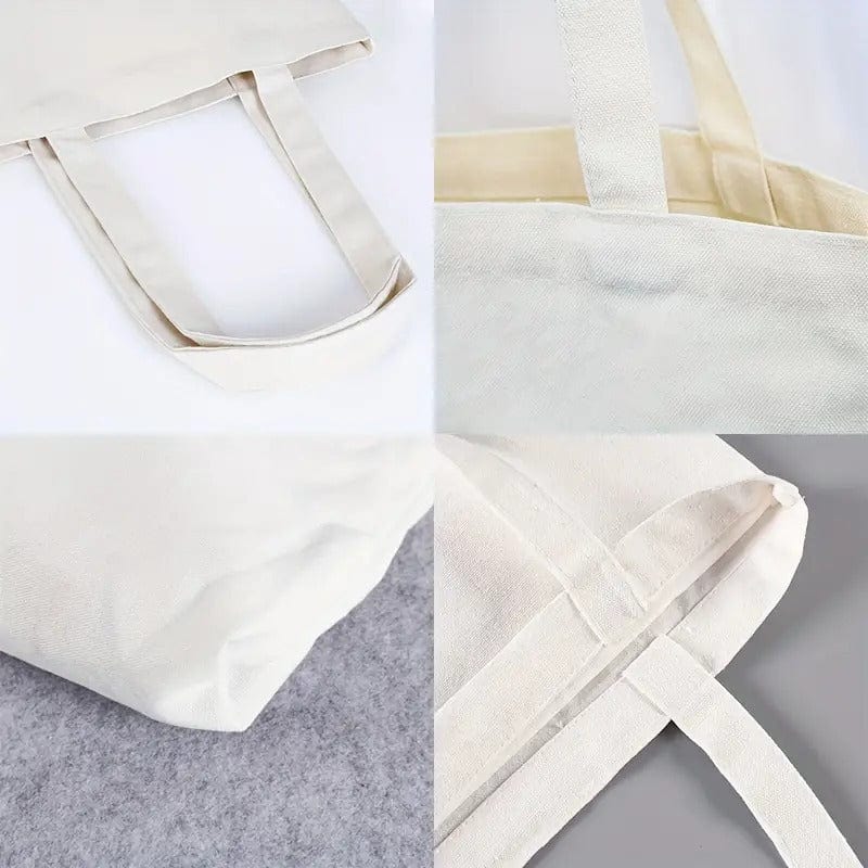 Cute Labubu Shoulder Tote Canvas Bag