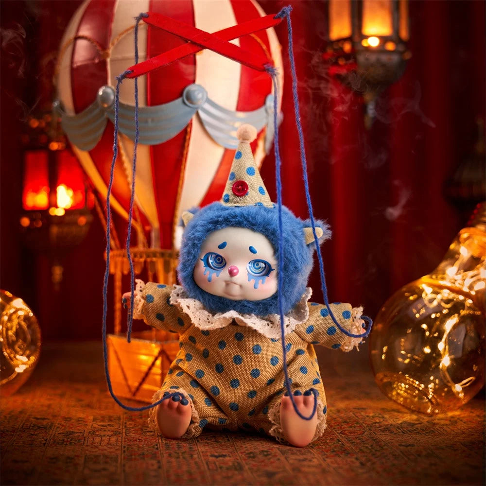 Timeshare Cino Dreamland Circus Series Plush Blind Box Toys Cute Action Anime Figure Kawaii Mystery Box Model Designer Doll Gift