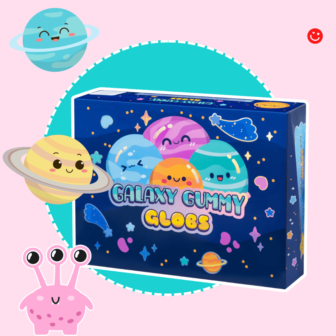 Kawaii Galaxy Gummy Globs SquishySensory Toy Ball