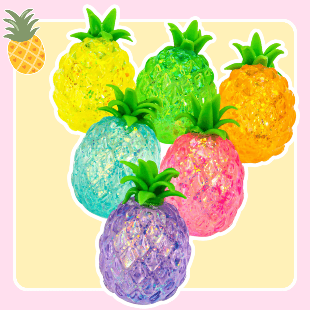 Kawaii Gummy 3D Pineapple Sensory Squishy Toy