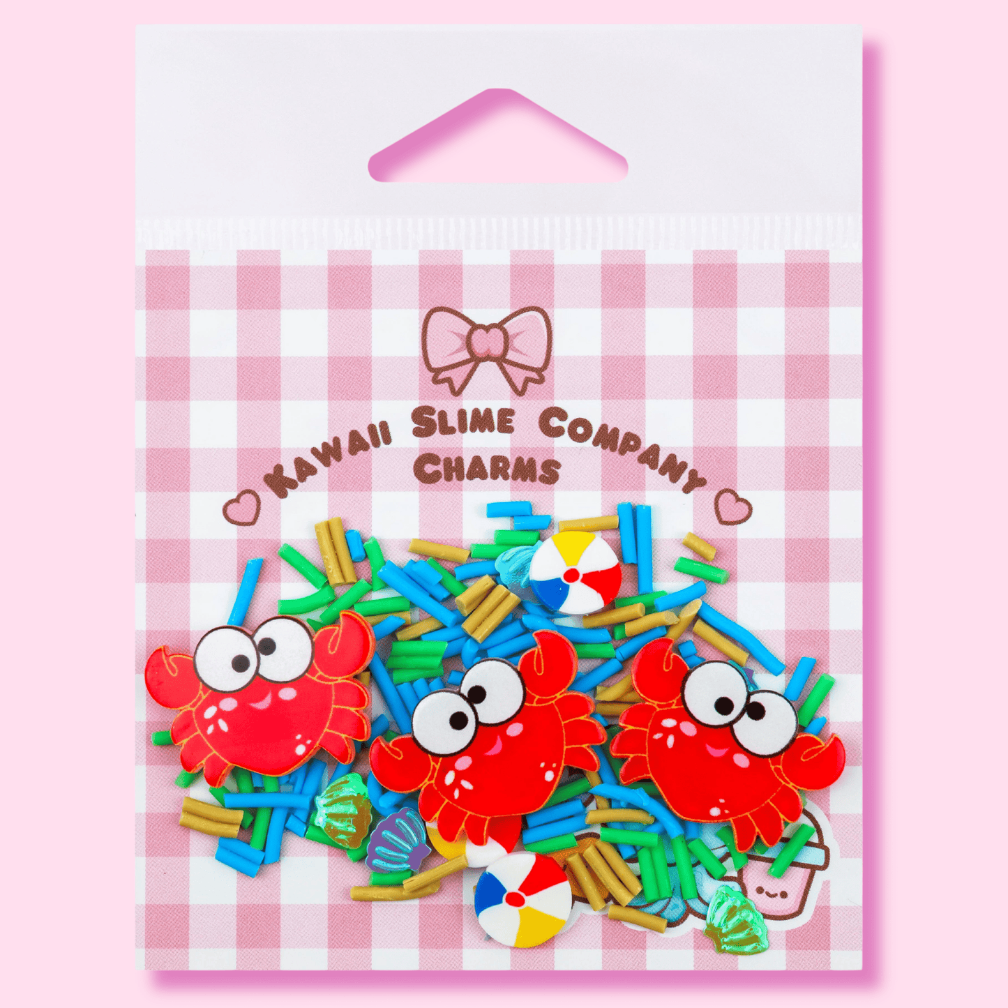 Kawaii Slime Toppers Beach Day Slime Toppings Charm Bag