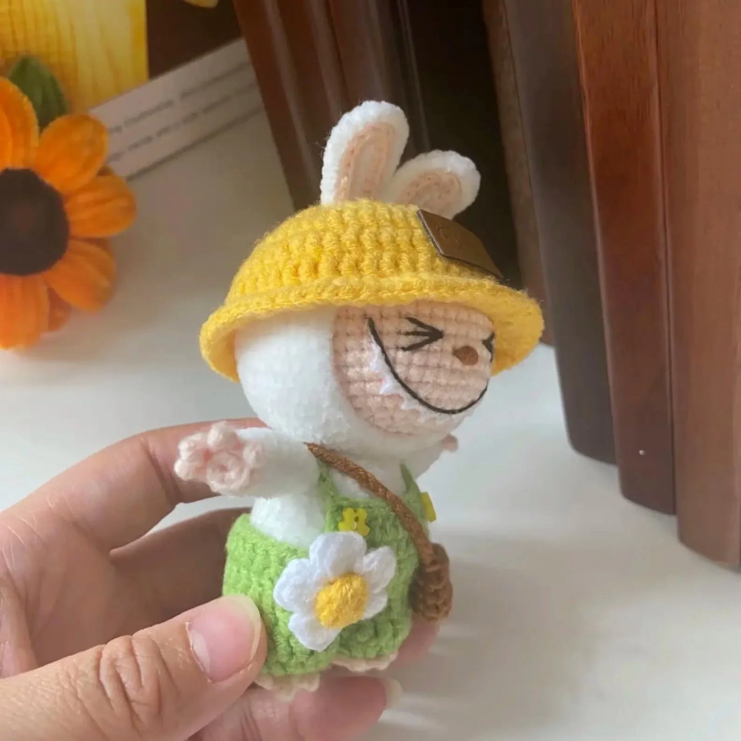 Labubu Crochet Pattern – Cute Smiling Bunny Amigurumi Plush PDF Tutorial