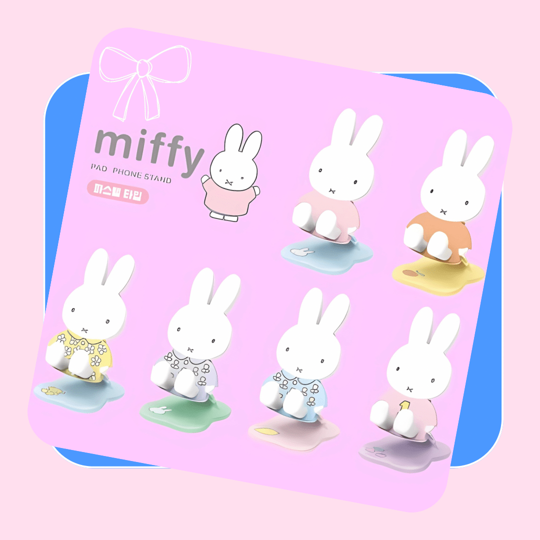 Miffy Figure Phone Grip with a Stand/Decoration Random Box