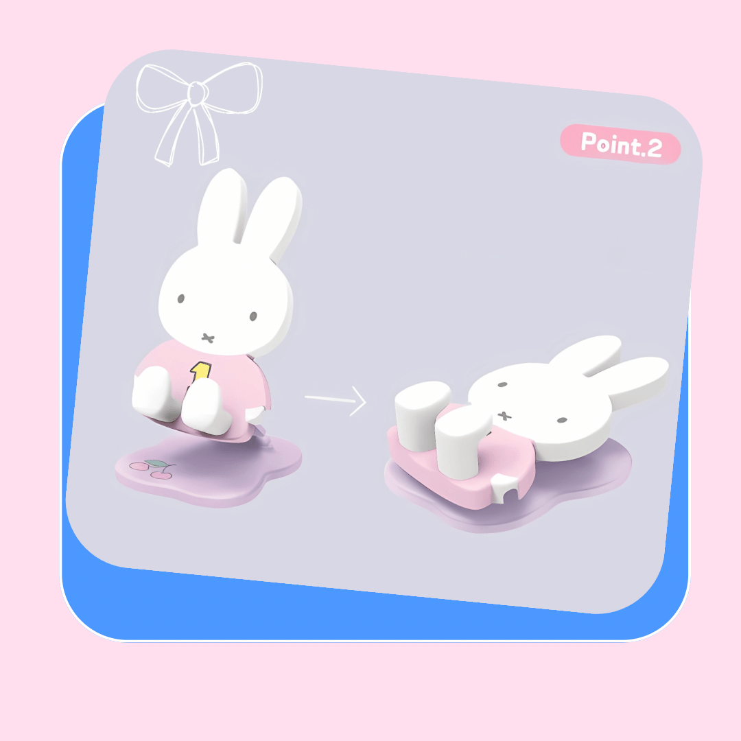 Miffy Figure Phone Grip with a Stand/Decoration Random Box