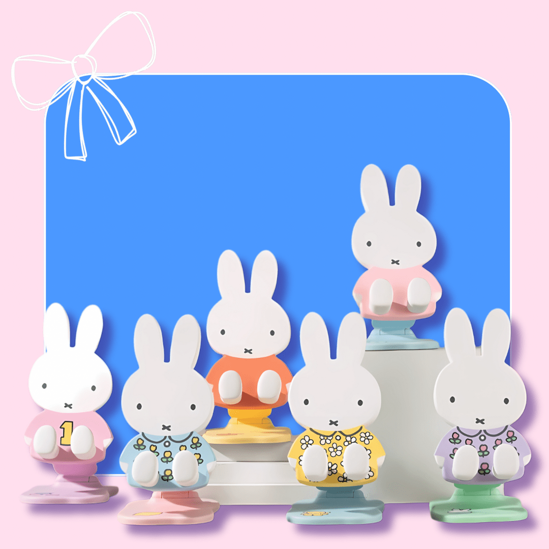 Miffy Figure Phone Grip with a Stand/Decoration Random Box