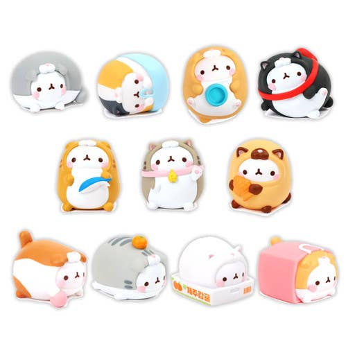 Molang Lazy Cat Costume Figure Blind Box Random Toy Vol.5