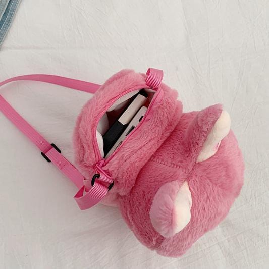 Plush Labubu Crossbody Bag