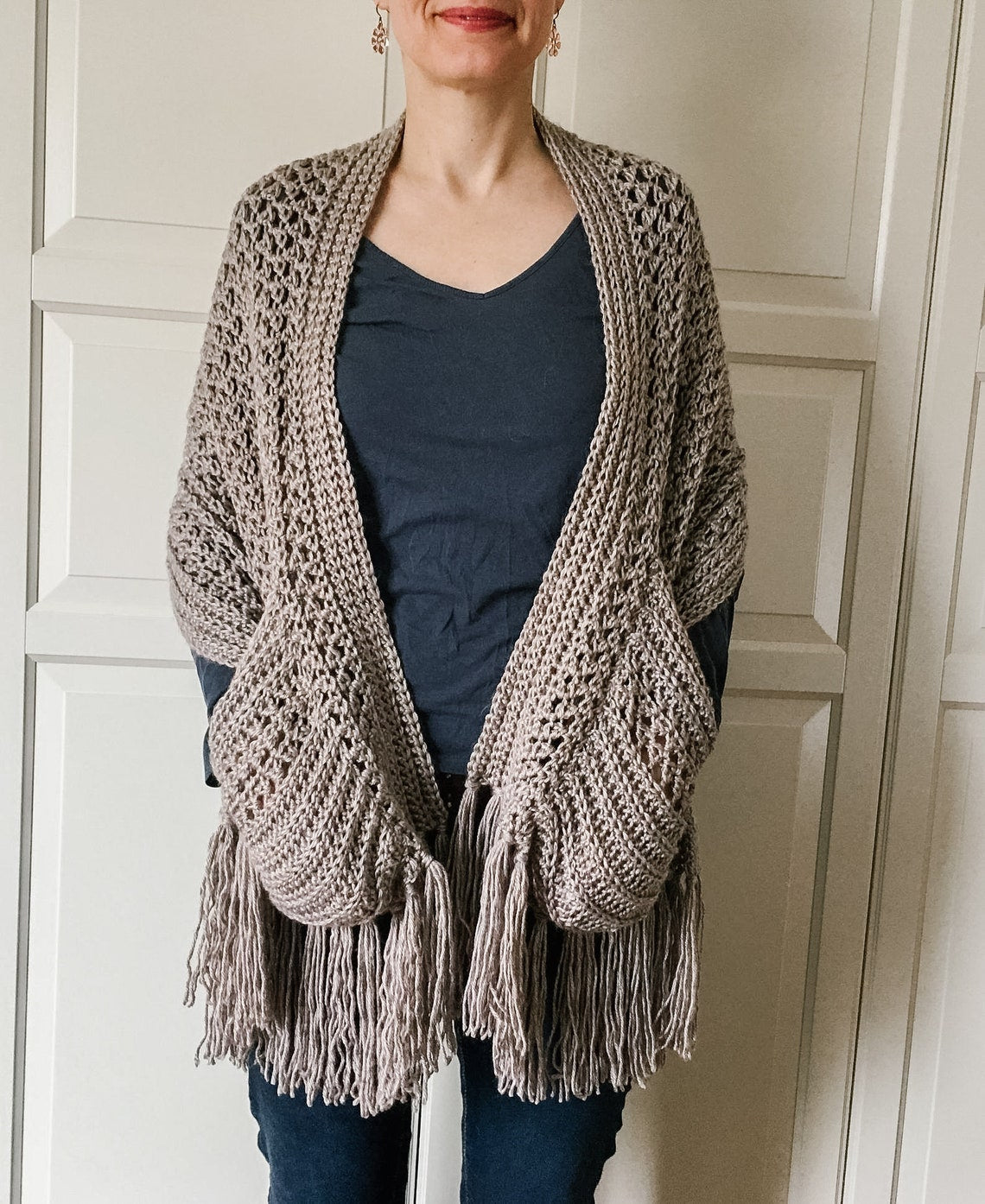 EASY Crochet Boho Scarf Pattern