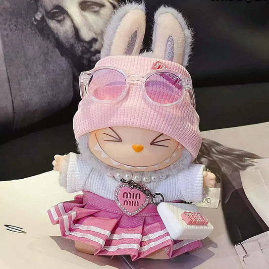 Handmade Luxury-Inspired Pink Skirt Outfit