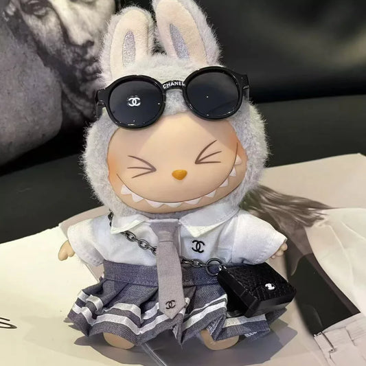 Handmade Luxury-Inspired White Collared Shirt Outfit