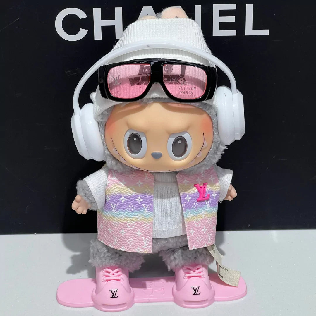 Handmade Luxury-Inspired Snowboard Streetwear Outfit