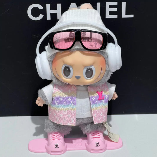 Handmade Luxury-Inspired Snowboard Streetwear Outfit