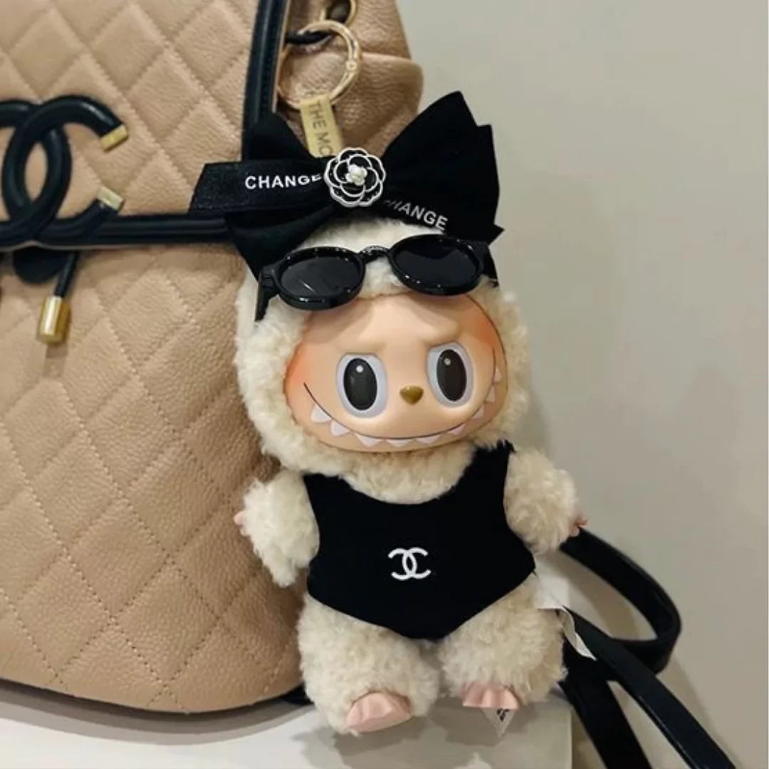 Handmade Luxury-Inspired Black One-Piece Outfit