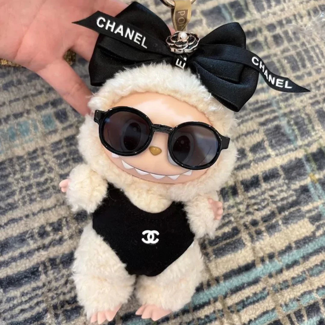 Handmade Luxury-Inspired Black One-Piece Outfit