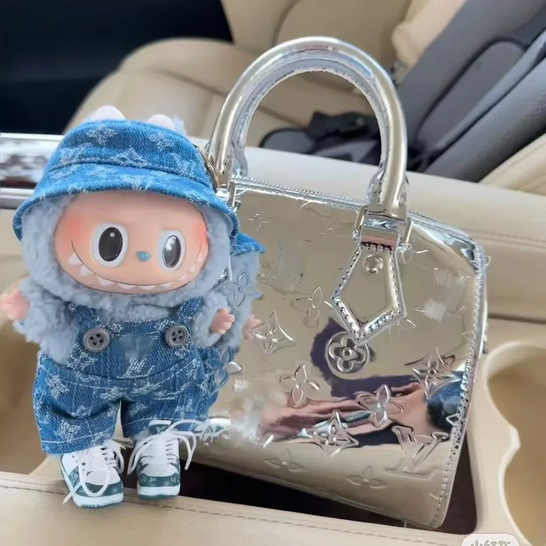 Handmade Luxury-Inspired Denim Streetwear Outfit