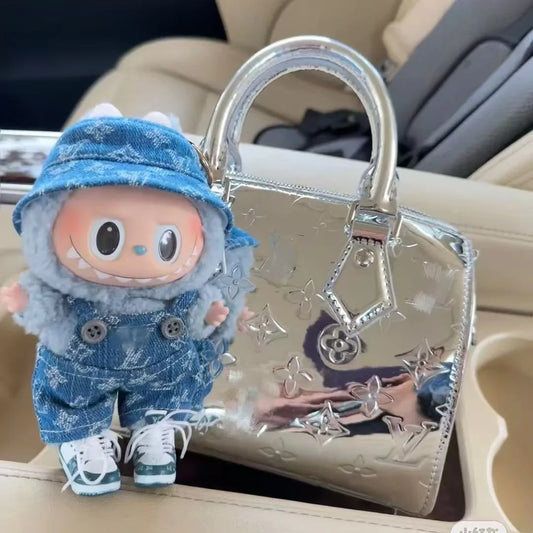 Handmade Luxury-Inspired Denim Streetwear Outfit