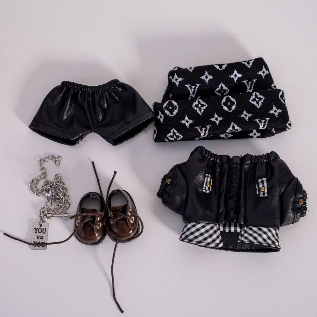 Handmade Luxury-Inspired "You vs You" Streetwear Outfit