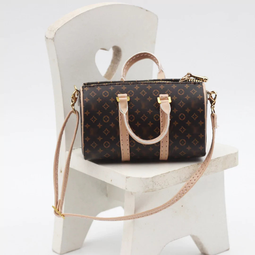 Mini Luxury-Inspired Bag for Dolls