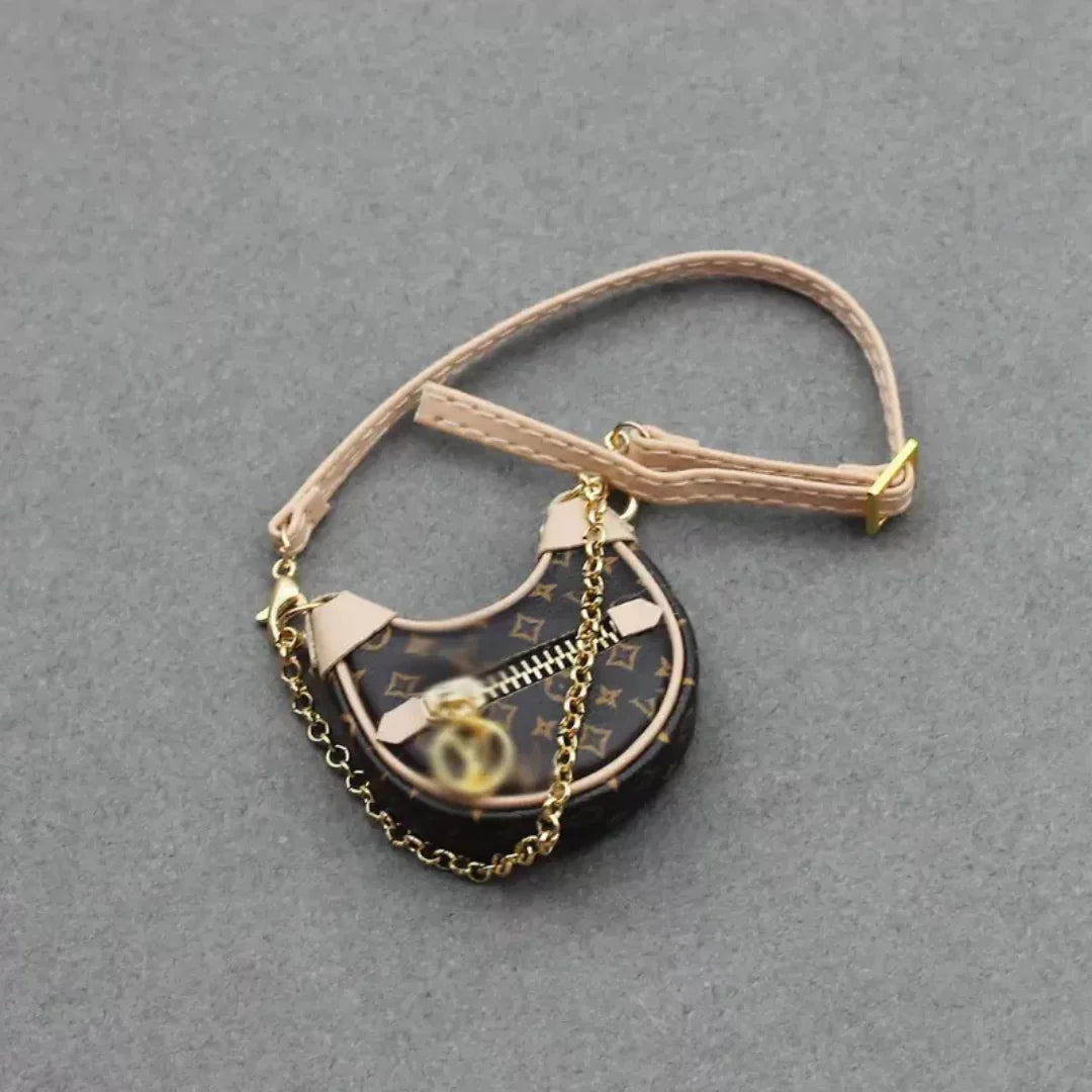 Mini Luxury-Inspired Bag for Dolls