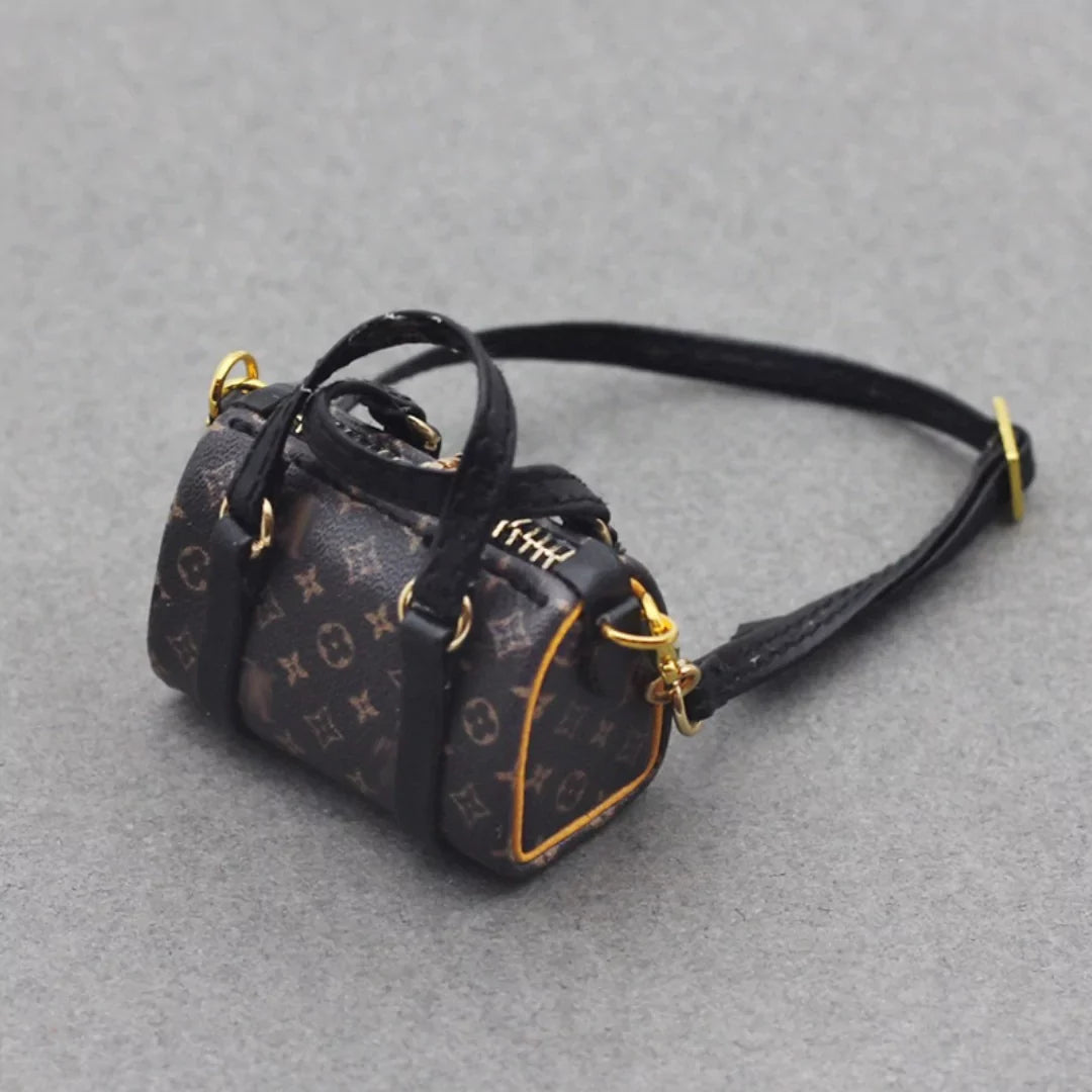 Mini Luxury-Inspired Bag for Dolls