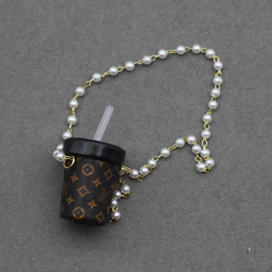 Mini Luxury-Inspired Mini Cup for Dolls