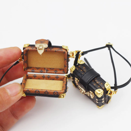 Mini Luxury-Inspired Bag for Dolls