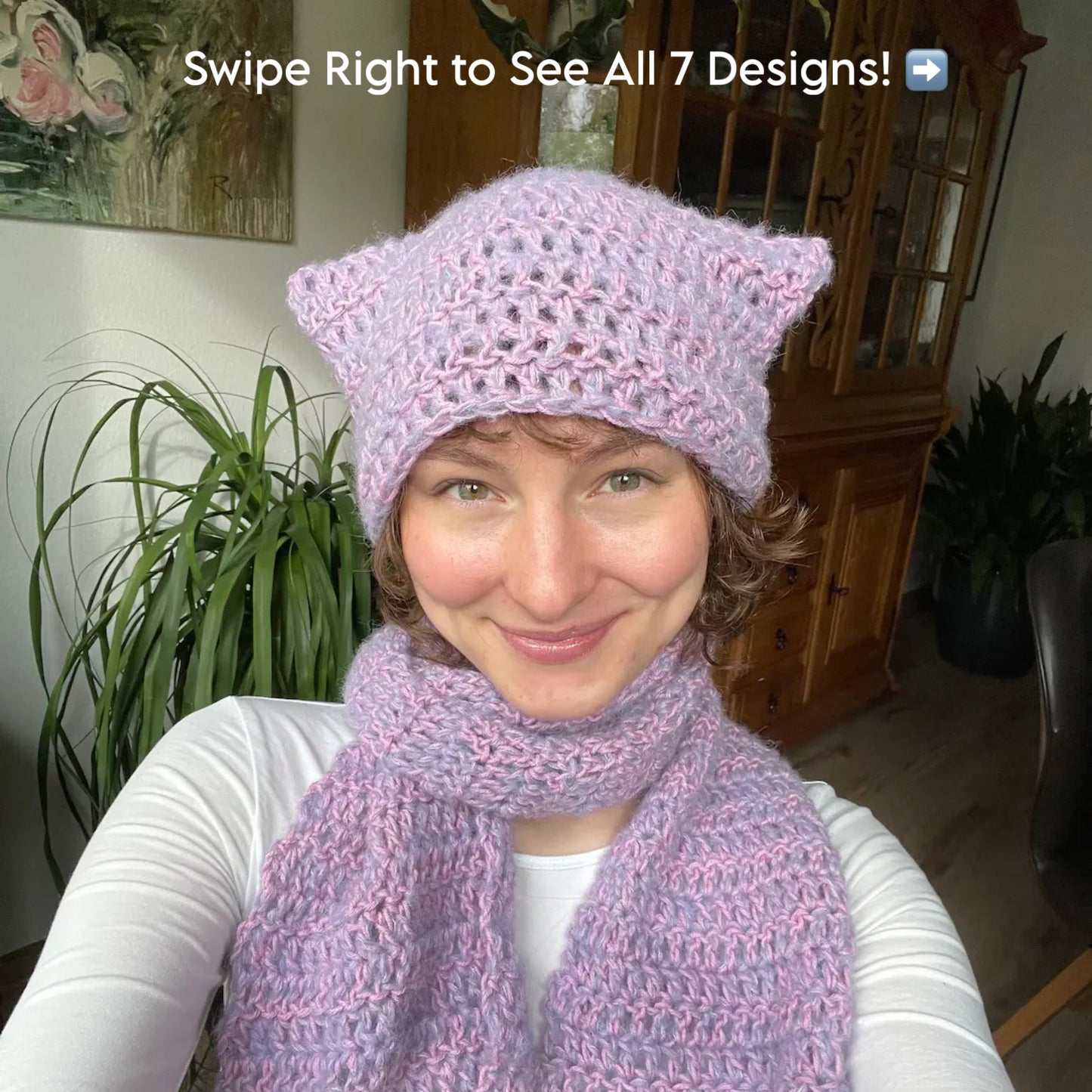 7-in-1 Hat & Scarf Pattern Bundle – Crochet + Knit + Free Beginner Guide PDF