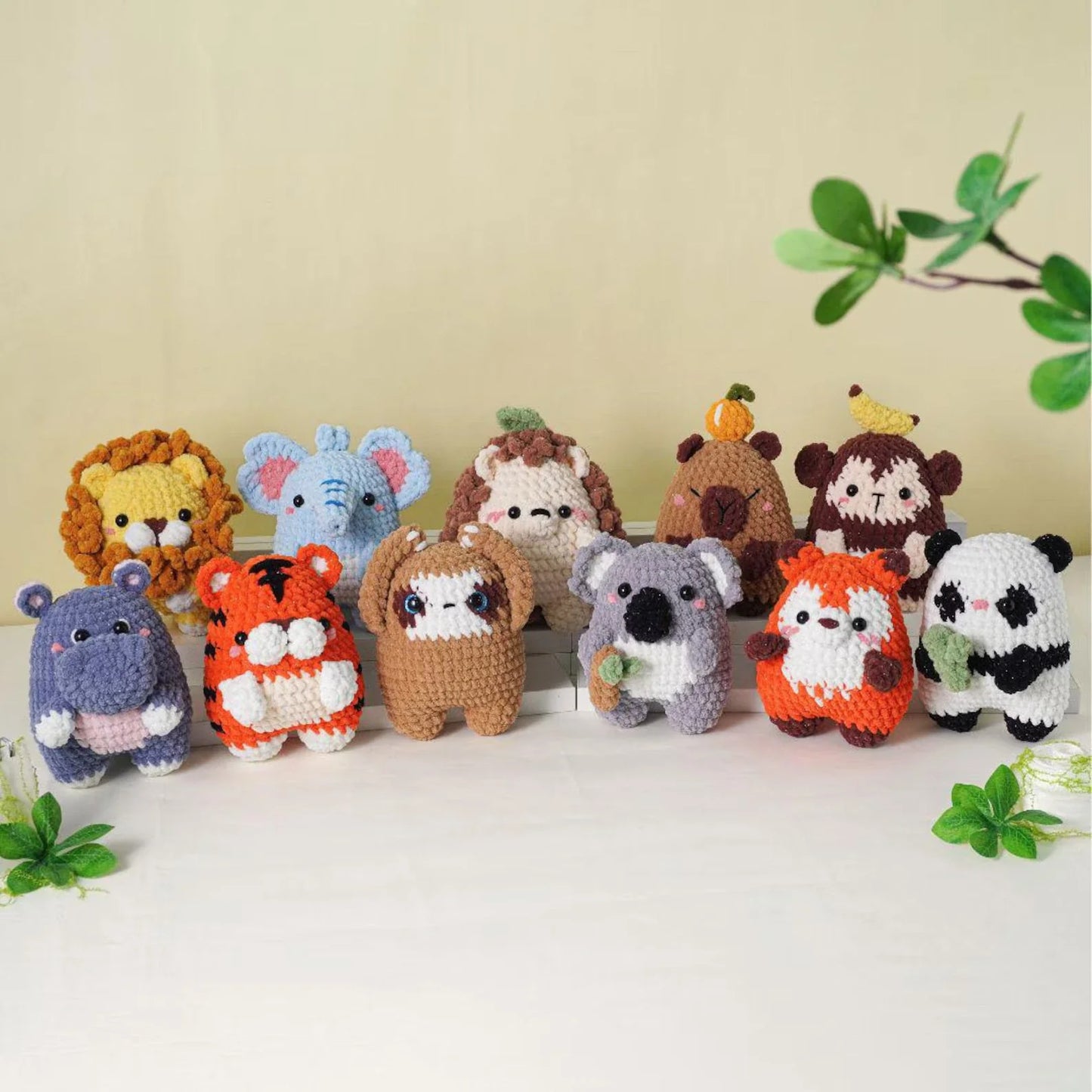 28-in-1 Crochet Beasties Pattern Pack – Cute Animals to Make & Collect!