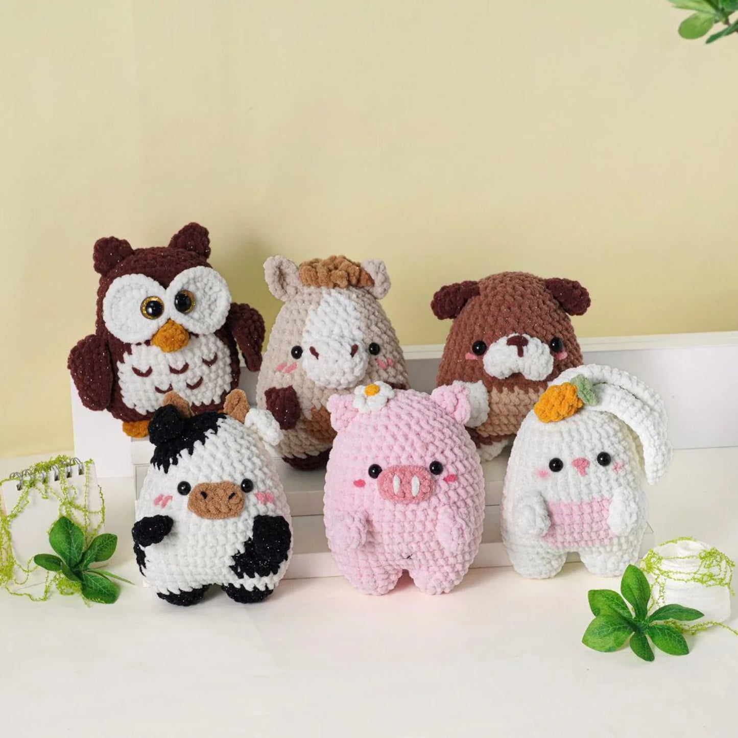 28-in-1 Crochet Beasties Pattern Pack – Cute Animals to Make & Collect!