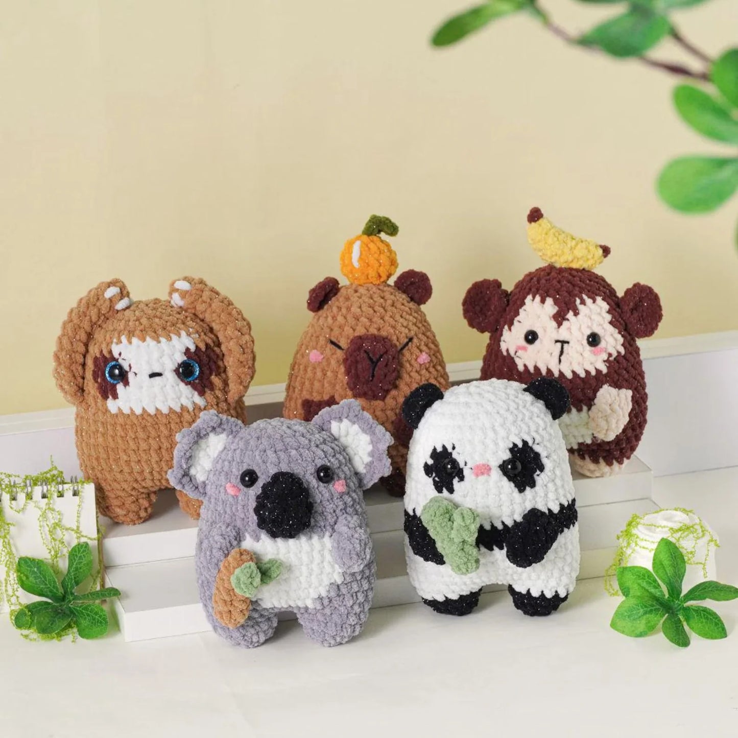 28-in-1 Crochet Beasties Pattern Pack – Cute Animals to Make & Collect!