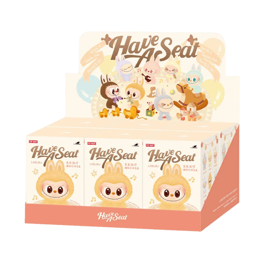 POP MART LABUBU THE MONSTERS HAVE A SEAT VINYL PLUSH BLIND BOX