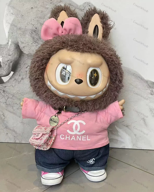 Handmade Mega-Size Luxury-Inspired Pastel Pink & Crossbody Bag Outfit