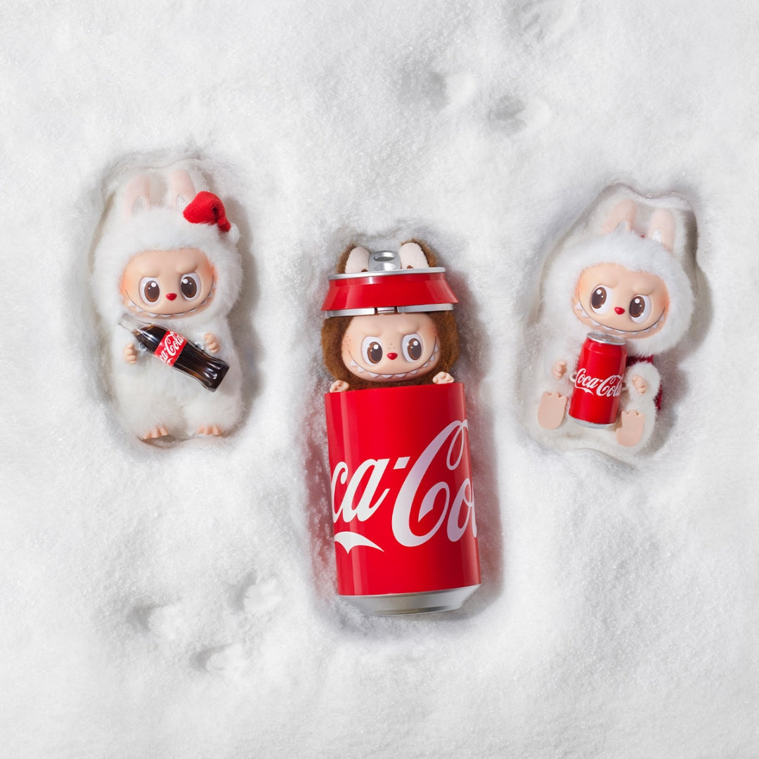 POP MART LABUBU THE MONSTERS COCA-COLA SERIES VINYL FACE - CASE OF 6