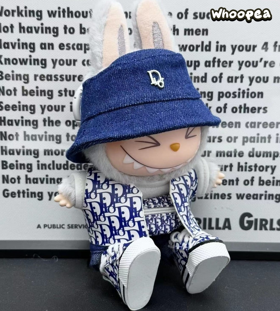 Handmade Luxury-Inspired Denim Outfit