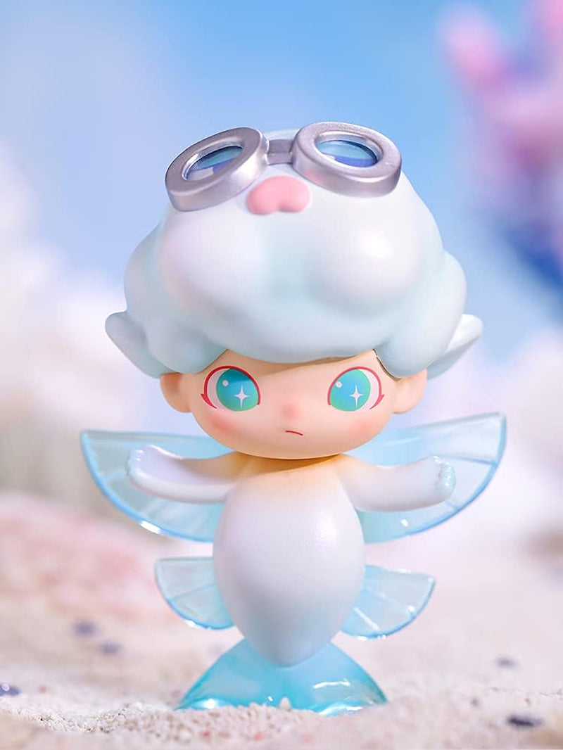 Dimoo Aquarium Series Blind Box 3 PC, Cute Kawaii Mini Toy Figures Gift Collectibles Dolls Vinyle Toy Action Figures (3 Random Boxes)